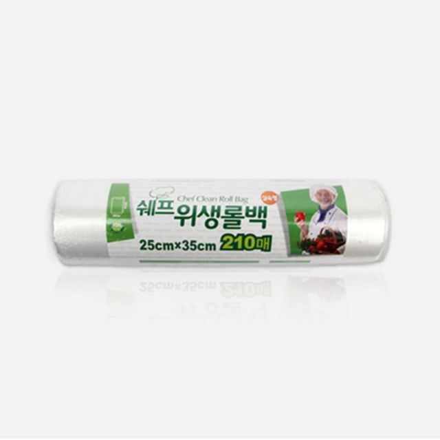 쉐프 위생롤백 25X35 210매