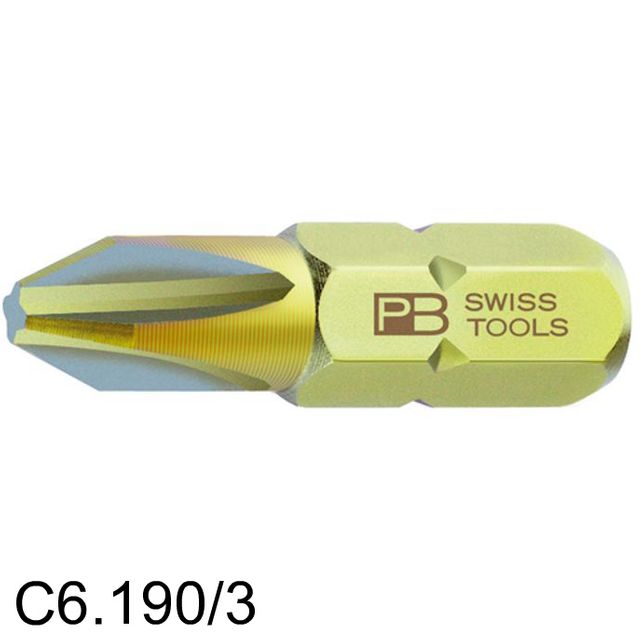 피비스위스툴 필립스비트 C6.190 3mm 10개 묶음 세트