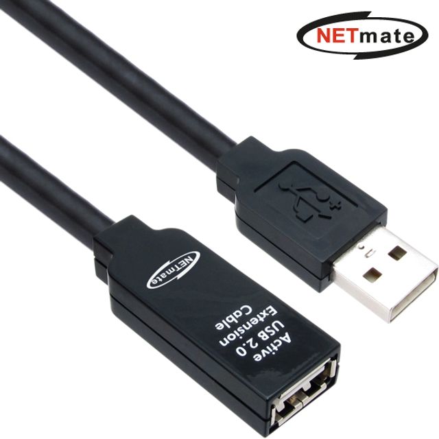 USB 2.0 리피터 30m 전원 아답터 포함 - 안정적 신호 연장 솔루션