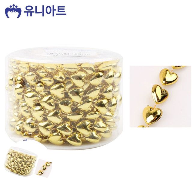 비즈줄 비즈체인 롤체인줄 금색