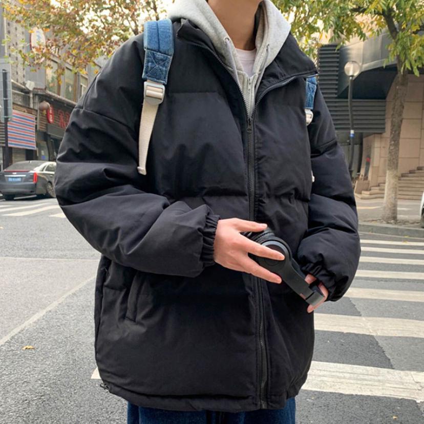 남성 패딩 점퍼 오버핏 잠바 중고등학생 겨울 코디