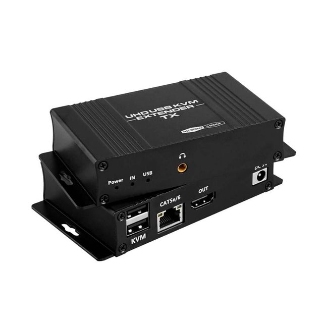 KVM 4K USB2.0 HDMI 리피터 120m 고화질출력 데스크탑 컴퓨터 30Hz