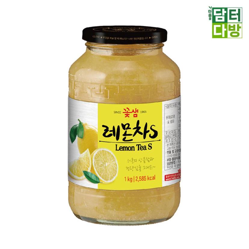 꽃샘 꿀레몬차 1kg 대용량, 레몬꿀차 벌꿀 블렌딩