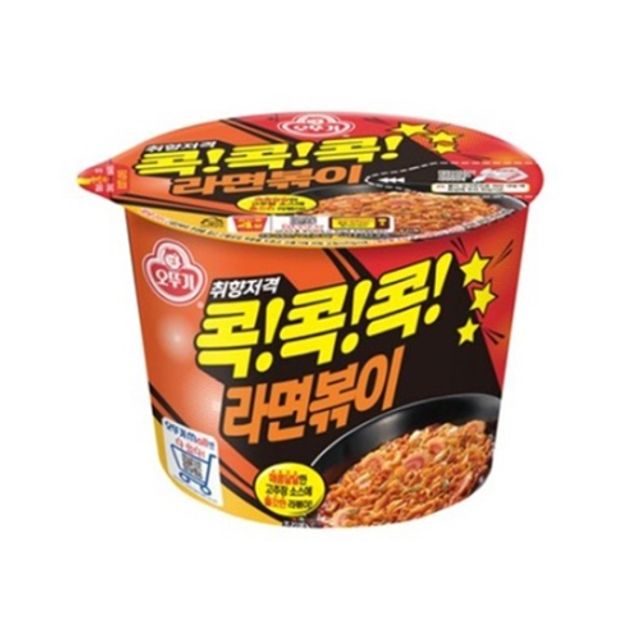 오뚜기 라면볶이 컵라면 120g 박스 세트, 면류 간식