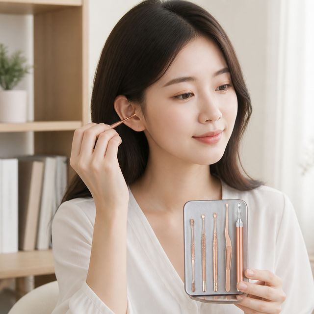 귀청소도구 귀지제거기 스프링 귀지제거 관리용품 귓속청소 귀케어