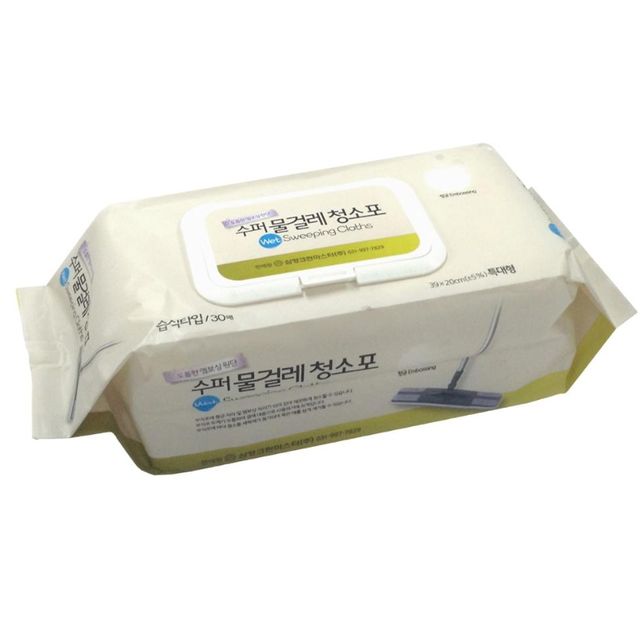 삼정크린 수퍼물걸레청소포(습식) 가정용 30매 1EA