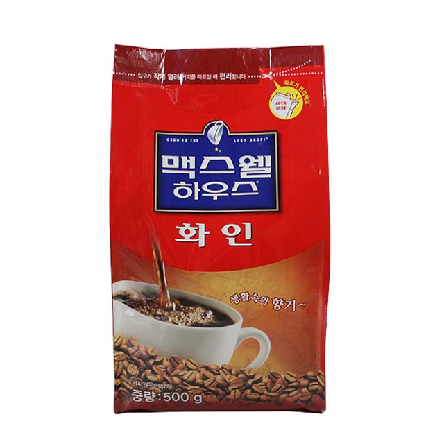 맥스웰 화인 원두 커피 500g 홈카페용