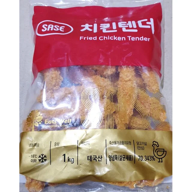 사세 치킨텐더 1KX10 치킨텐더 육가공 즉석식품 안주