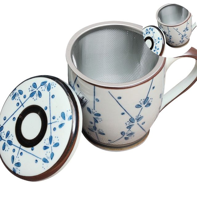 차망머그컵 티머그컵 뚜껑 머그컵 270ml