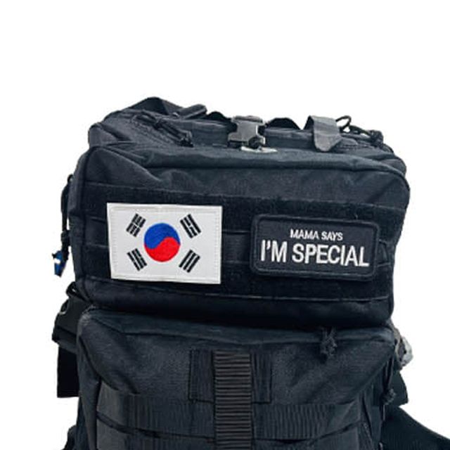 태극기 와펜으로 가방 꾸미기 예쁜 패치 부착 방법