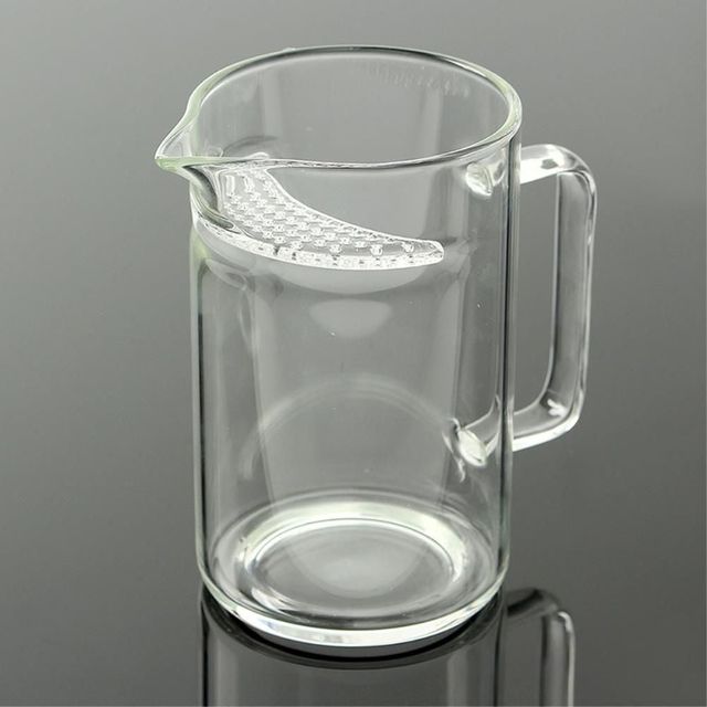 내열유리 거름망 숙우 400ml 일체형거름망
