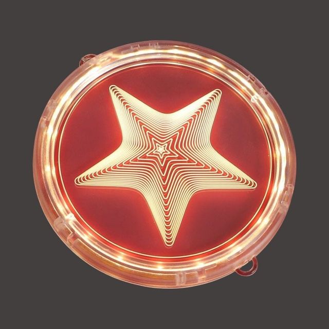 윈도우 3D 착시 LED 장식전구 (별 18구)