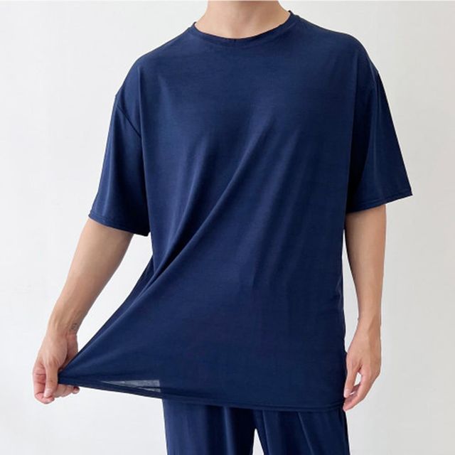 반팔티 빅사이즈 남자티 면 의류 남자티셔츠 카라티