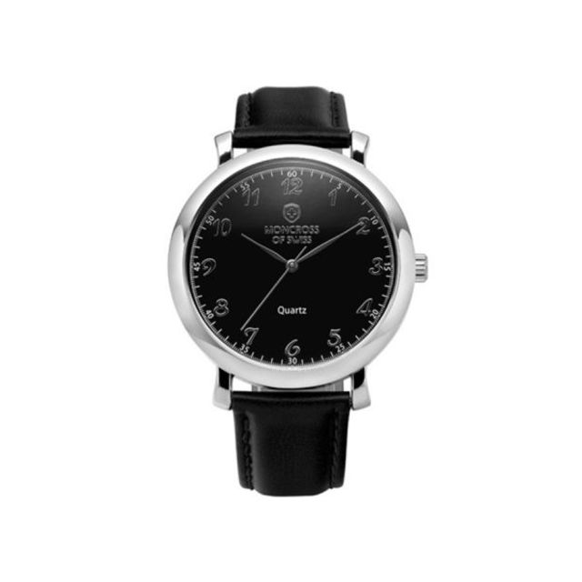 MONCROSS SWITZERLAND MS1810M BK - 클래식 가죽밴드시계