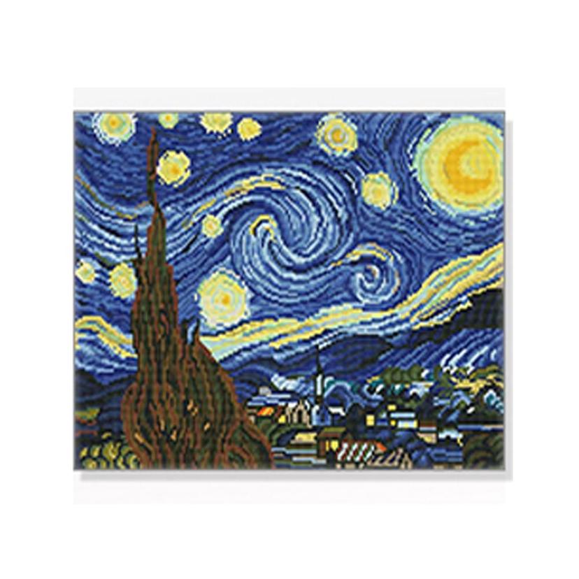고흐 별이 빛나는 밤 DIY 보석십자수 - 40x50 명화 시리즈