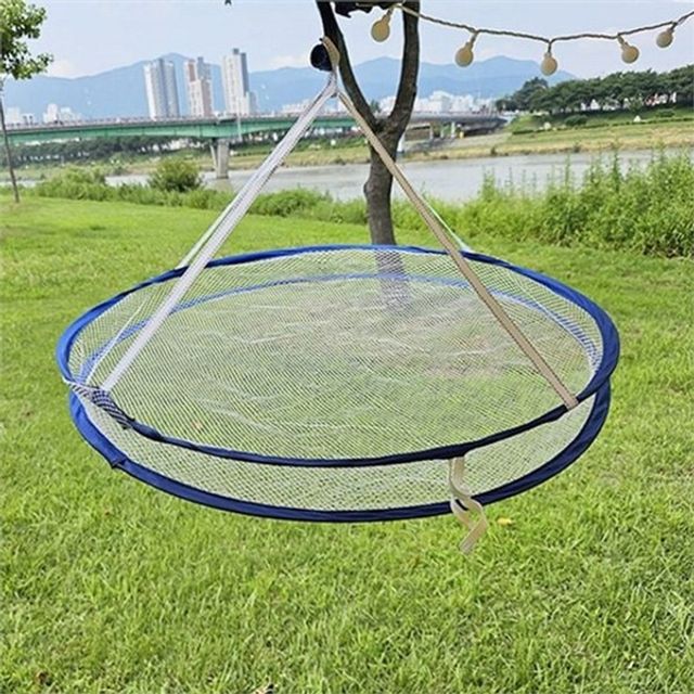 캠핑 건조망 캠핑 식기 원터치 다용도 바구니 휴대용 접이식 수영복 수납함 야외용 옷걸이 정리함 선반