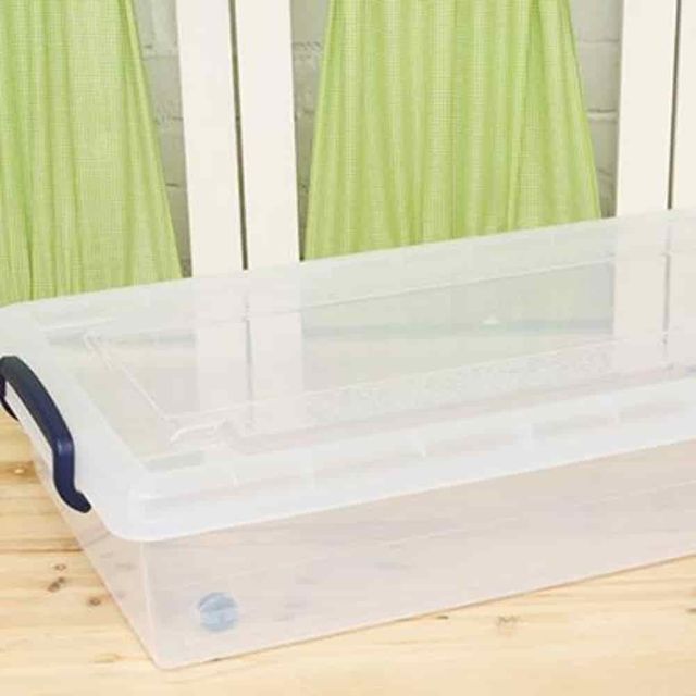 리빙박스 730x410x150mm 펜트리정리함 옷보관함 주방수납정리함 침대밑정리함
