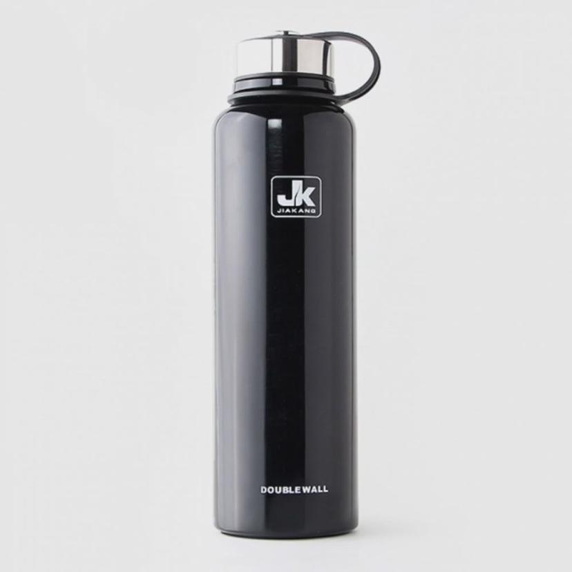 1.5L 핫앤쿨 진공 보온병 - 대용량 텀블러 블랙