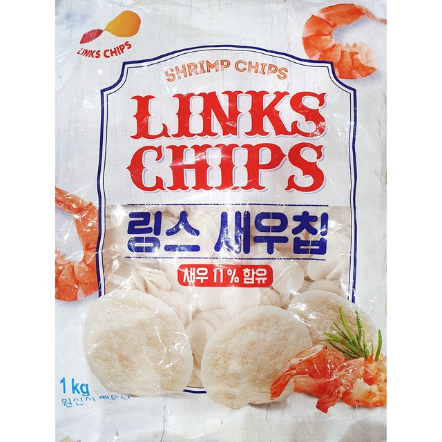 새우칩 링스코리아 1K X12개입 바삭한 마른안주 호프안주