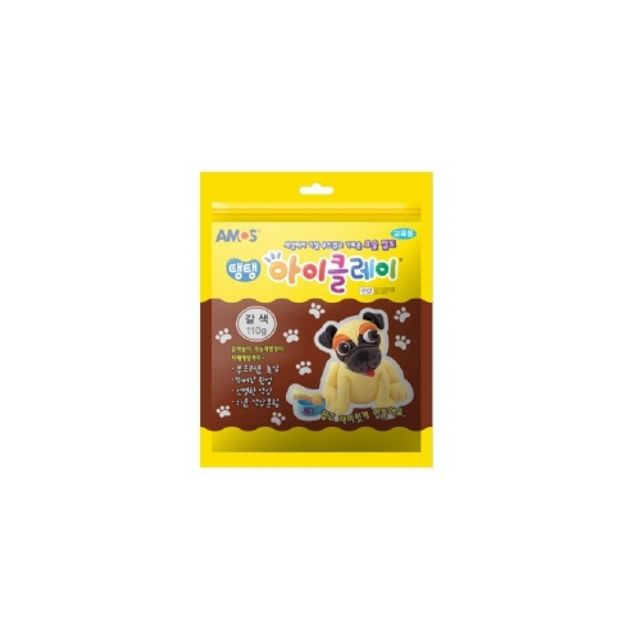 아모스 6000 탱탱아이클레이 110g 갈색 50개입 박스