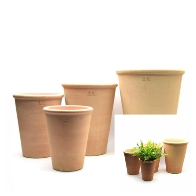 이탈리아 토분 바소 꼬깔 아레나 R13+13x16cm 이태리토분 이태리화분 수입화분 정원화분