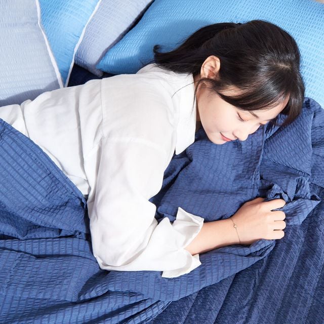 시어서커 홑이불 여름 침대용 얇은 리플 냉장고이불