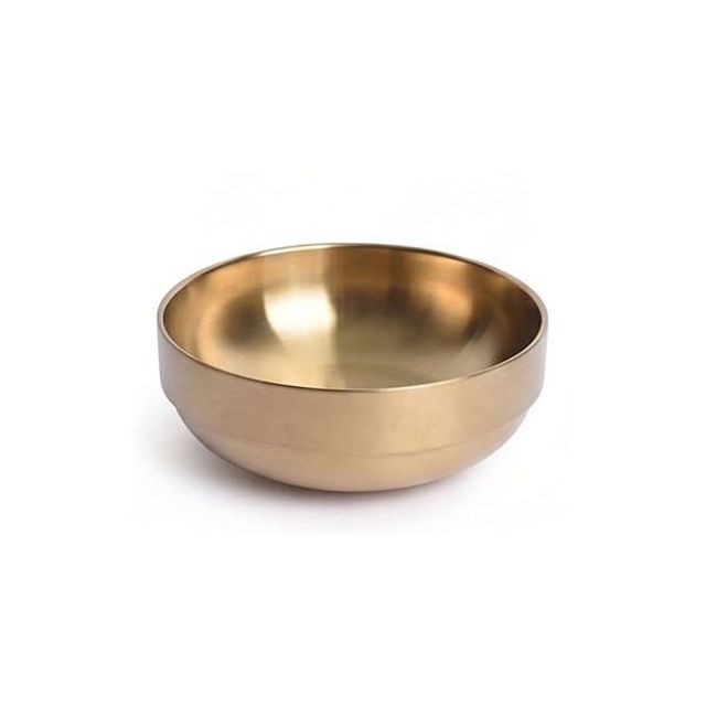 티타늄 이중 면기 라면 국수 냉면 비빔밥 그릇 국그릇 18cm