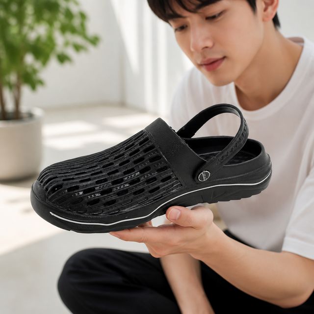 블랙 275mm 아쿠아슈즈 투웨이 샌들형 슬리퍼