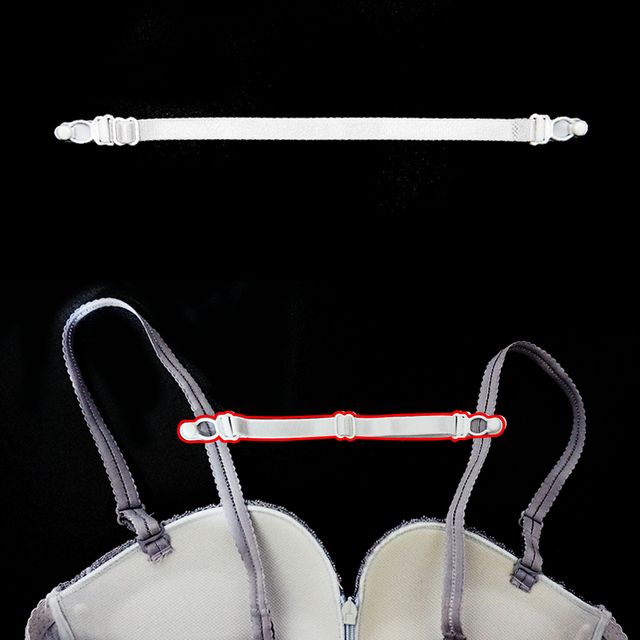 브라끈 고정 흘러내림방지 보조 스트랩 벨트 흰색