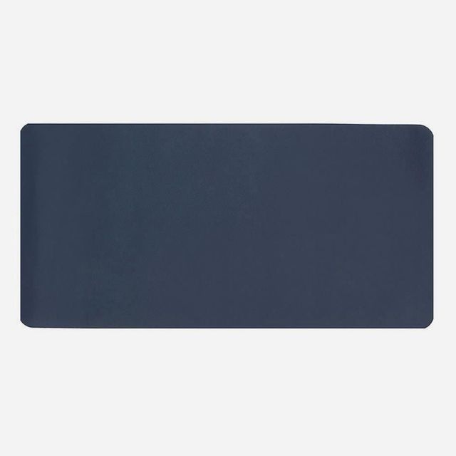 휴대용 가죽 데스크매트 80x40cm 블루