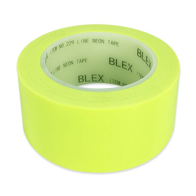 BLEX 바닥라인 테이프 형광네온 50mm x 33M - 안전 표시용