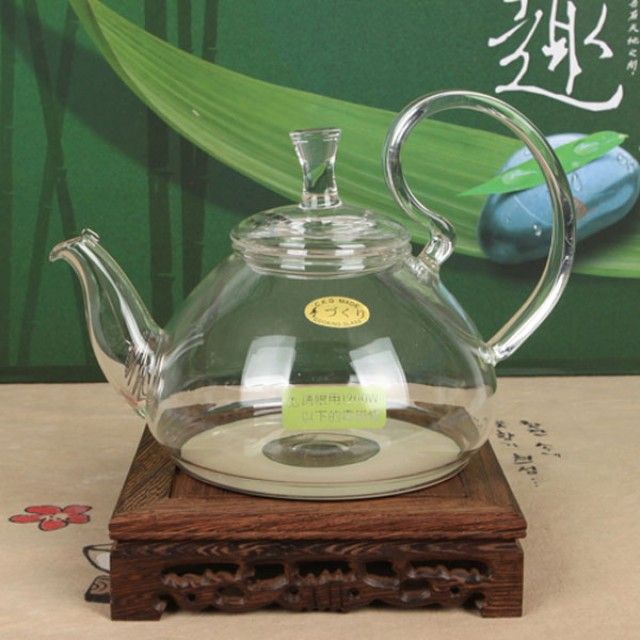 내열 유리 차주전자 1200ml - 대용량으로 가족 티타임과 손님 접대에 최적