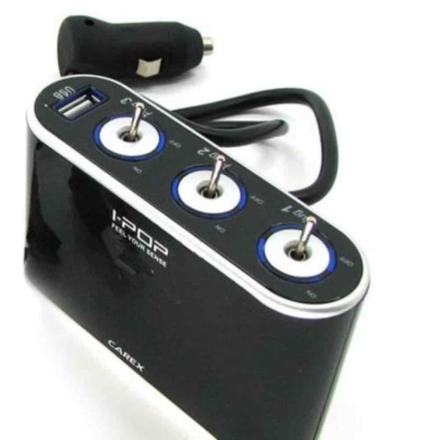 USB소켓 3구 시거잭USB 차량용USB충전기 자동차멀티소켓 시가잭USB