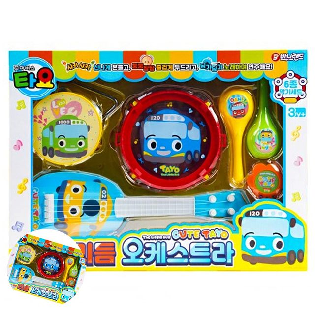 리듬감발달장난감 리듬놀이세트 타요 리듬 오케스트라