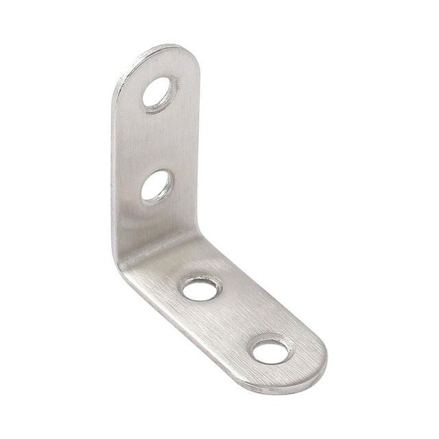 스텐 코너철 40p 가구부속품 경첩 40x40mm