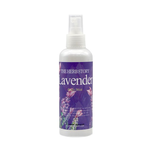 더허브스토리 라벤더 보습 바디미스트 200ml - 진정 촉촉한 피부케어