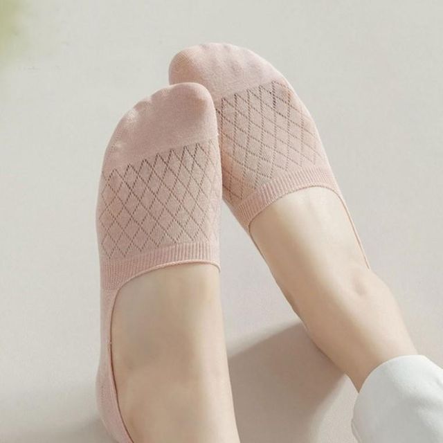 JU 다이아 메쉬 페이크 삭스 여성 여름 양말 덧신