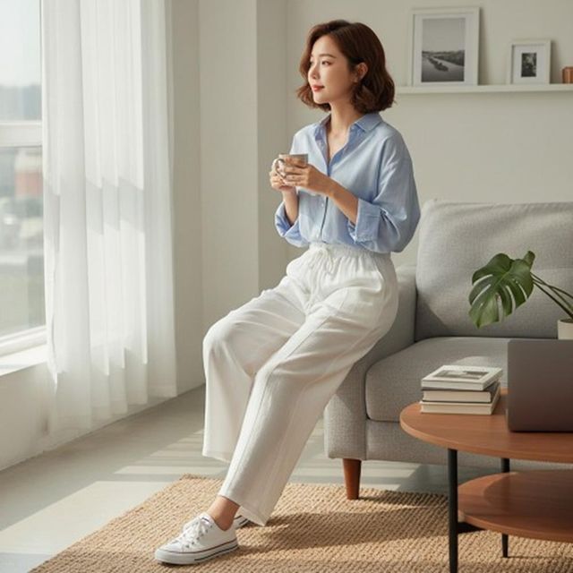 여성 정장 팬츠 슬랙스, 출근용 직장인 코디 바지