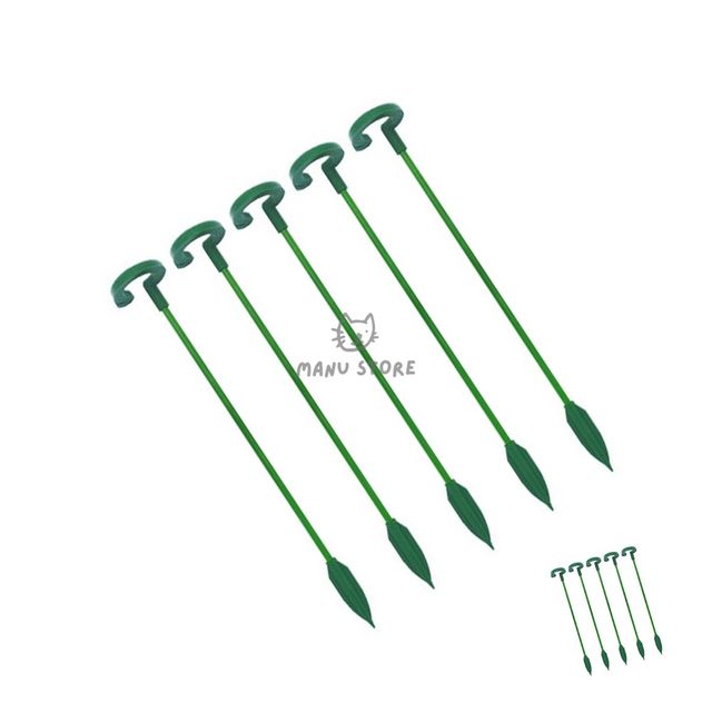 넝쿨 화분지지대 식물 꽃 줄기 고정 지지대 17cm 5개입
