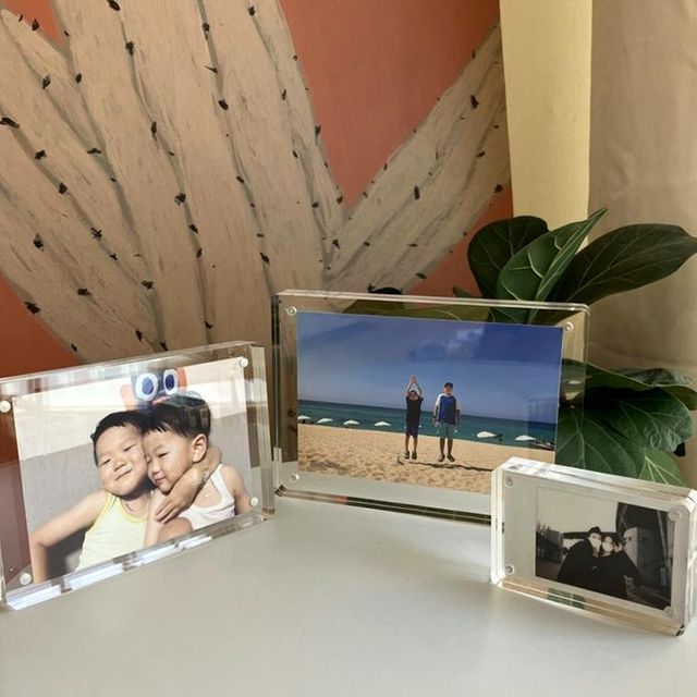 자석 아크릴 탁상액자 4x6 5x7 투명프레임 사진액자