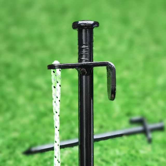 야광 고무링 블랙 단조 팩 20cm 타프팩 지지대 텍트팩