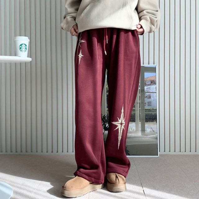 루즈핏 면바지 여성바지 여자바지 신상 밴딩바지 면
