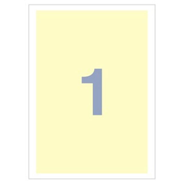 세모네모 A4 칼라 라벨지 미색 10매입 10권 C-3001-1 - 중성색 라벨