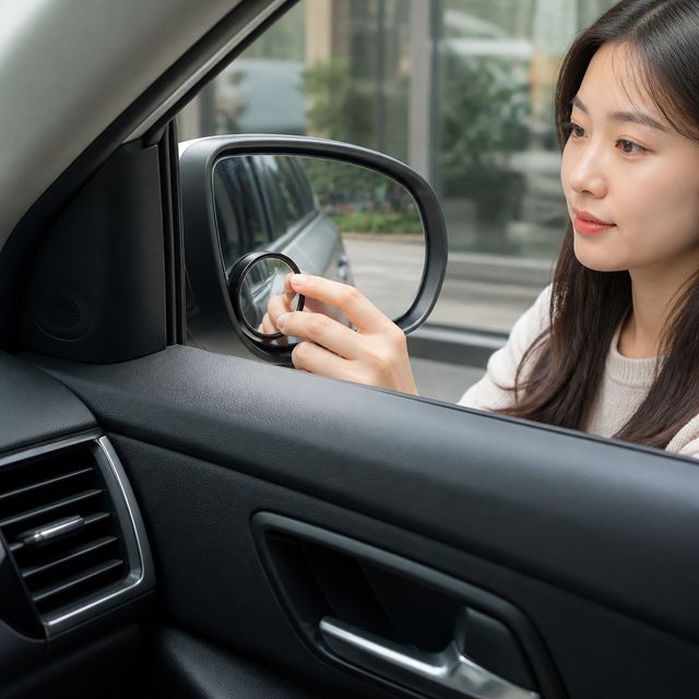 자동차 보조거울 접착식 사이드미러 백미러 교체 부품 미러