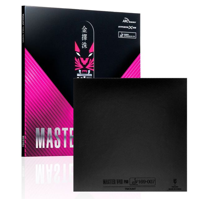 티마운트 탁구라켓 탁구러버 KTS 마스터 V49 프로 2.1mm 블랙 탁구채 별매
