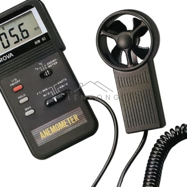 무선풍속계 바람속도 디지털풍속계 TES AVM01