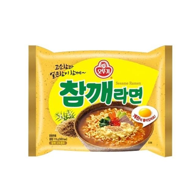 오뚜기 참깨라면 멀티팩 4개 x8팩 - 고소한 참깨맛 봉지라면