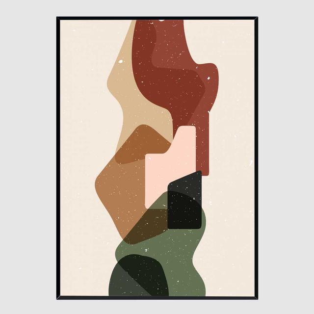 슬림 인테리어액자 Abstract composition 12 A2 사이즈 - 추상 예술 벽걸이