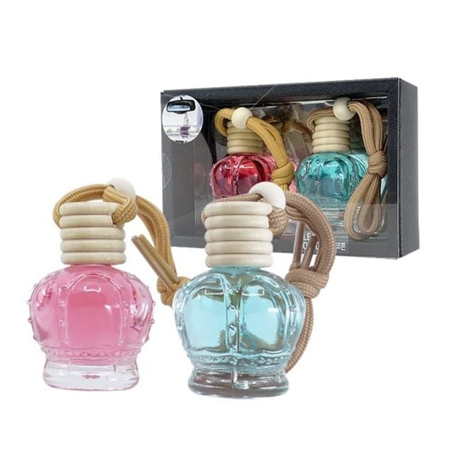 차량용 아로마 디퓨저 블랙체리15ml 클린코튼15ml 2P