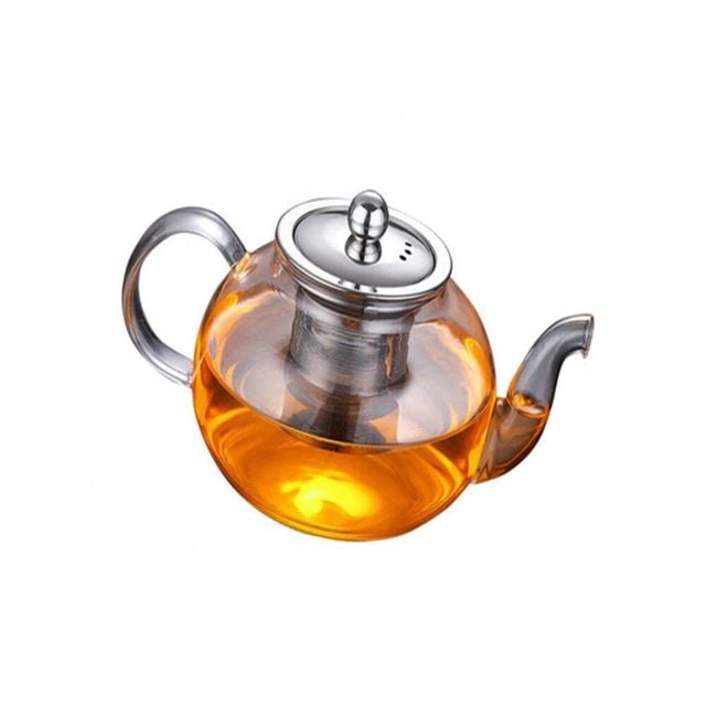 내열유리 티포트 800ml 티메이커 유리차주전자 내열유리티포트